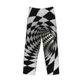 thumbnail image 4 of Balery Men'S 3d Vortex Illusion Pants,Sleepwear Pants,Pajama Pants,Pj Bottoms Drawstring And Pockets-Xx-Large, 4 of 9