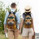 thumbnail image 4 of Disketp Modern Yellow Sweater Guinea Pig print Canvas Backpack Lightweight Travel Daypack Student Rucksack Laptop Backpack-Small, 4 of 5