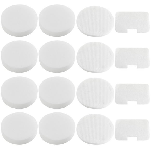 Kit De 8 Filtros De Espuma 4 Filtros Circulares Y De Escape De Fieltro De Repuesto Para Aspiradora Vertical Giratoria Shark Navigator Nv22L Nv22 Nv22S Nv26 Nv27 Uv400 Parte # Xf22