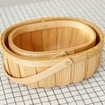 thumbnail image 3 of Fruit Basket Picnic Handbag Storage Baskets Kitchen Home Storage Organization, 3 of 6