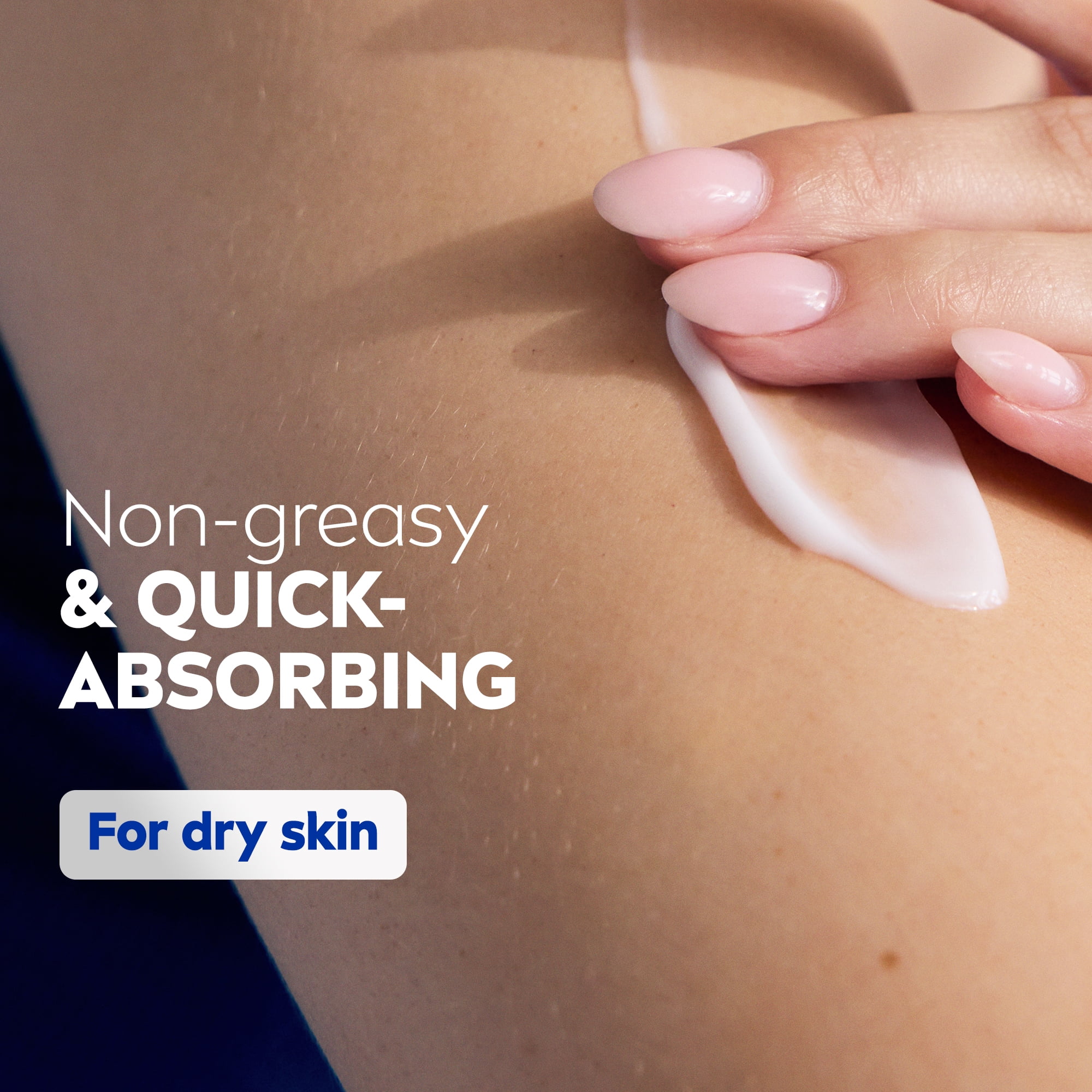 Lotion corporelle hydratante douceur 72 heures NIVEA pour peaux sèches avec acide hyaluronique, 625 ml 625 ml