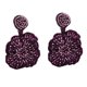 thumbnail image 5 of pendientes de exagerada perla exquisitos joyería púrpura jinwen Dangle Earrings for Women Girl, 5 of 8