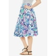 thumbnail image 3 of Woman Within Plus Size Elastic-Waist Knit Tiered Skirt, 3 of 4