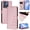 Pink, variant on For Motorola Moto G Stylus 5G 2025 Litter Panda Embossing Leather Phone Case with RFID Blocking Card Slot Wallet Magnetic Clasp Lanyard Flip Stand Case,Brown