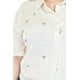 thumbnail image 4 of Blusa de lino con pedrería Roman Fashion /Tallas Extras, 5110 (Beige) beige 42, 4 of 5