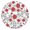 Pioneer Flower Floral, variant on Pioneer Flower Floral Print Pattern Round Fitted Tablecloth with Elastic Edge,Dining Table Cover Waterproof,Outdoor Round Tablecloth for Camping,Dining,Indoor and Outdoor