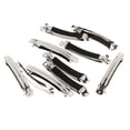 thumbnail image 3 of 10 Pinzas para el cabello DIY pasadores franceses de metal plateado 10 cm Sunnimix, 3 of 8