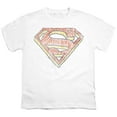 thumbnail image 2 of Superman Rough Scribble Logo Kids T Shirt (Small) for Youth Toddler Boys and Girls, White, 2 of 5