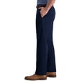 thumbnail image 2 of Haggar Mens Iron Free Premium Khaki Straight Fit Flat Front Flex Waist Casual Pant, 2 of 4