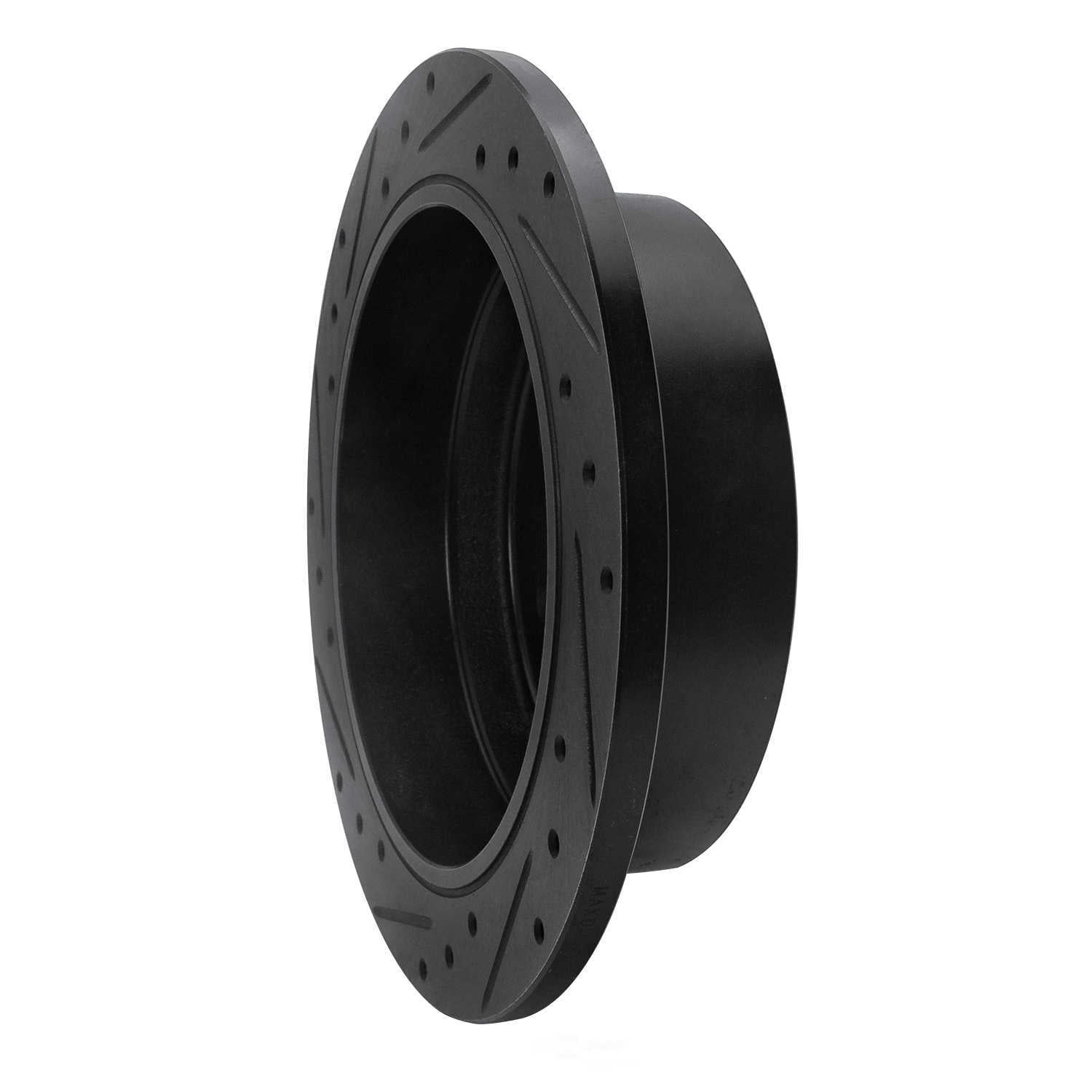Dynamic Friction Company 633-54151R DFC Brake Rotor - Drilled And Slotted - Black
