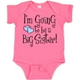 thumbnail image 3 of Inktastic Heart New Big Sister Girls Baby Bodysuit, 3 of 5