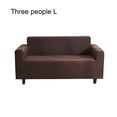 thumbnail image 4 of Xingzhi Solid Color Sofa Cover Elastic Couch Dust-proof Anti-slide Slipcover 1/2/3/4 Seater Covers Protector Full Coverage Coffee L, 4 of 9