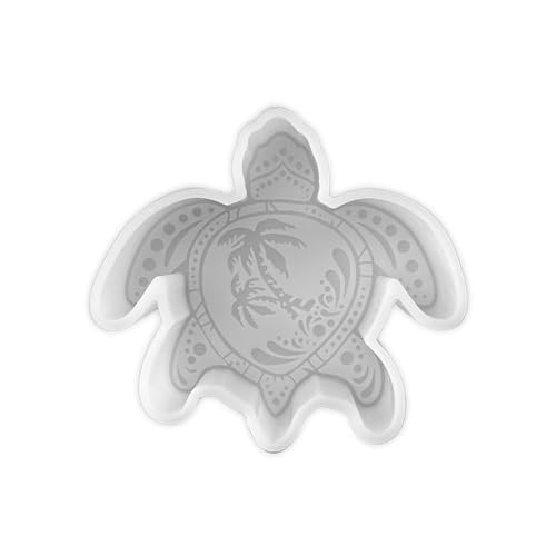 Sea Turtle Tropical Scene Silicone Freshie Mold 4.75x4.35x1 Fish Pineapple Coconut Vent Clip Care Instructions Dolphin Summer
