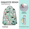 thumbnail image 5 of Adorable Dog Backpack for College & Travel - Ergonomic Laptop Backpack with Side Pouch, Breathable Mesh Back, Spacious Compartment, Perfect for Pet Lovers, 5 of 6