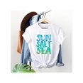 thumbnail image 1 of Sun Sand Salt Beach Shirt, Retro Comfort Colors T-Shirt, Trendy Beach Shirts for Women, Summer Vacation Shirts, Womens Oversized Beach Shirt, 1 of 6