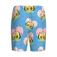 thumbnail image 2 of Haiem Avocado Lovers Men's Pajama Short with Soft Woven Cotton Elastic Waistband Sleep Short-XX-Large, 2 of 9
