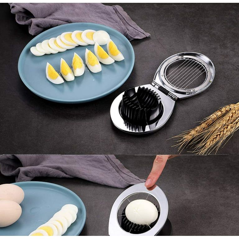 1pc ABS egg cutter household fancy two-in-one split-cut pine egg