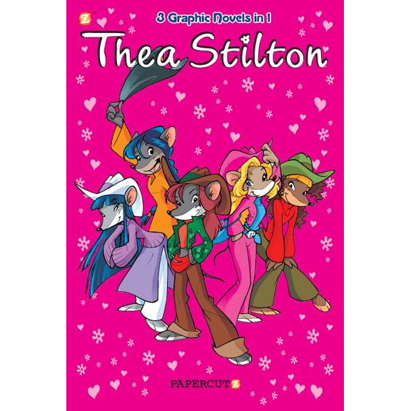 Thea Stilton Graphic Novels: Thea Stilton 3-in-1 : The Secret of Whale Island, Revenge of the Lizard Club, The Treasure of the Viking Ship (Paperback)