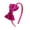 Rose Red, variant on SmartBy Girl Headband Sparkling Sequins Hearts Bow Decor Lightweight Hair Hoop Seamless Arc Design Party Hair Accessory