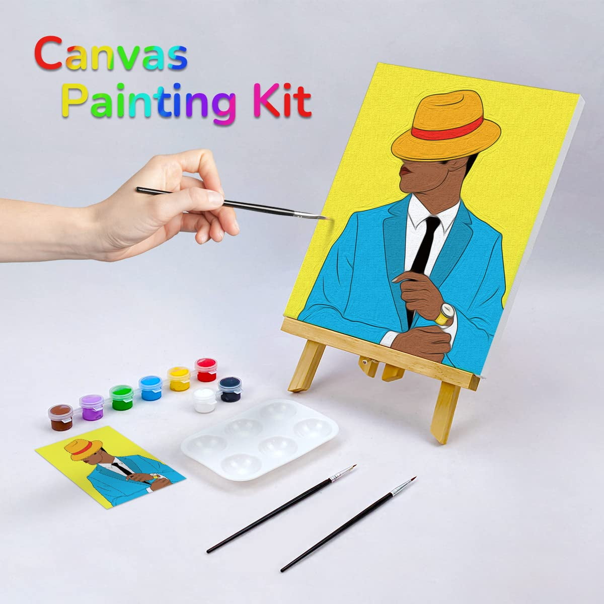 Canvas Painting Kit Pre Drawn Canvas for Painting for Adults Party Party Kits