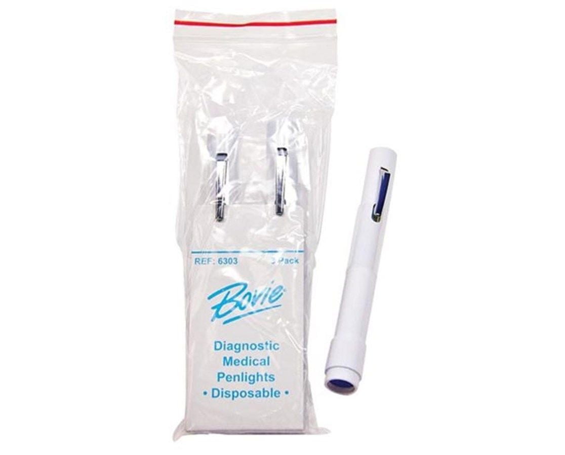 Bovie Diagnostic Medical Penlights Disposable 3/pk 6303