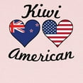 thumbnail image 2 of CafePress - Kiwi American Flag Hearts Long Sleeve T Shirt - Long Sleeve Infant T-Shirt, 2 of 2
