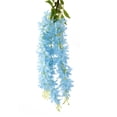 thumbnail image 3 of 2pcs Artificial 5-Tenedor colgante de pared de de de la Inicio Decoración de Azul, 3 of 9