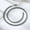 45cm/18inch, variant on K-KED Real S925 Sterling Silver Necklace Women Men 5mm Hammer Pattern Curb Chain Link-60cm/24inch-36-37g