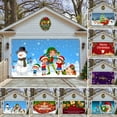 thumbnail image 2 of Festive Ambience Tapestry Garage Door Background Christmas Style Vibrant Color Weather Resistant Easy to Hang Wall Blanket, 2 of 9