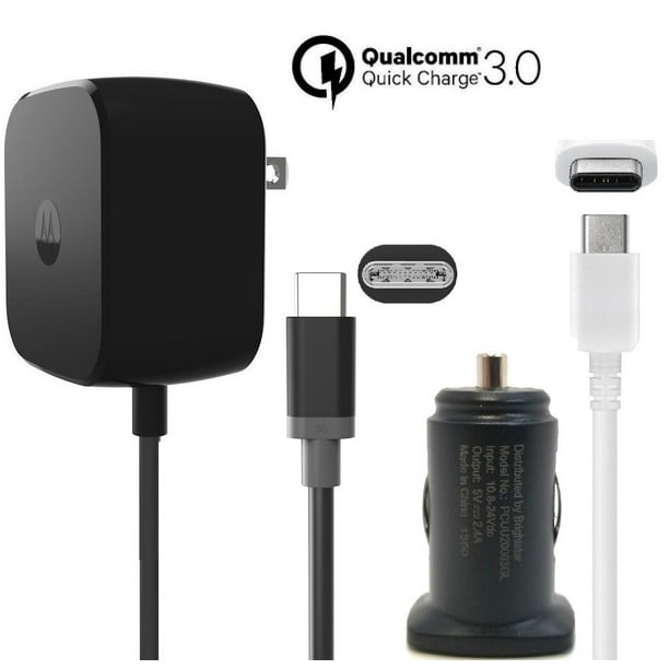 Motorola TurboPower 30W Fast TYPE C Charger W/Key 2.4Amp Universal Car