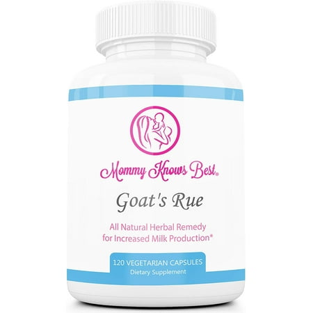 Mommy Knows Best Goat's Rue Lactation Supplement 120 Capsules