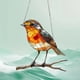 thumbnail image 5 of Xihbxyly Colgante Atrapapájaros Ángel, Decoración de Ventana Acrílica 2D, Diseño Inspirado En La Naturaleza, Versátil para Colgar En Interiores y Exteriores, Decoración para Balcón y Jardín, Un Regal, 5 of 6