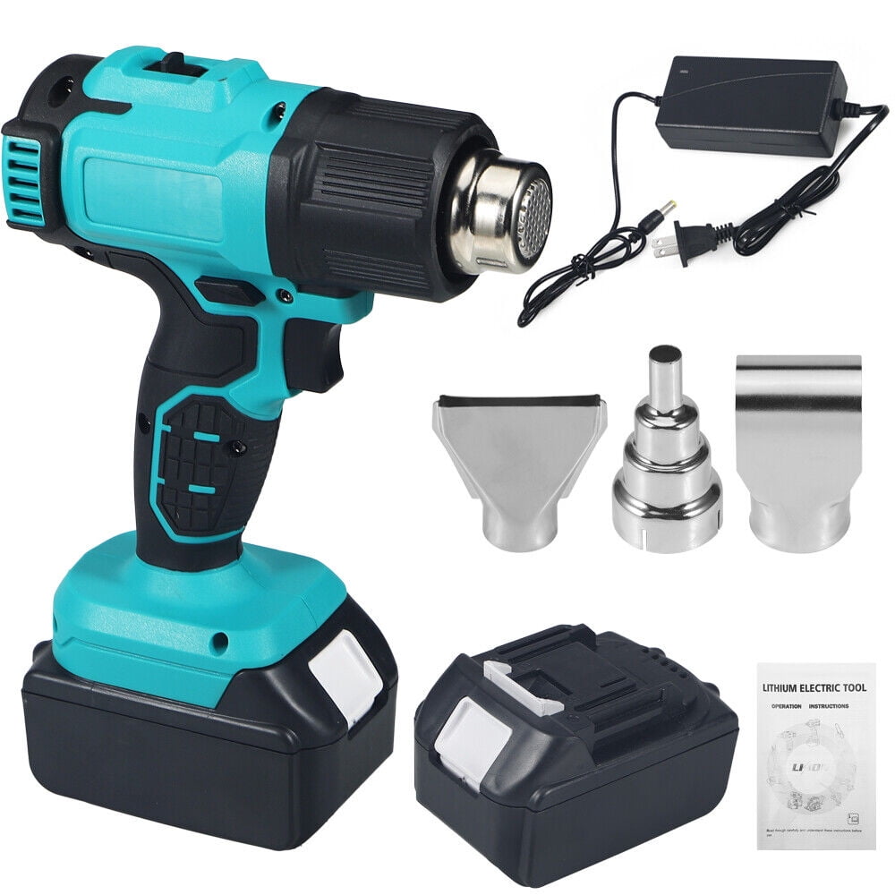 Rowyig 120W Rechargeable Cordless Electric Heat Gun, with 2 speed, Yellow