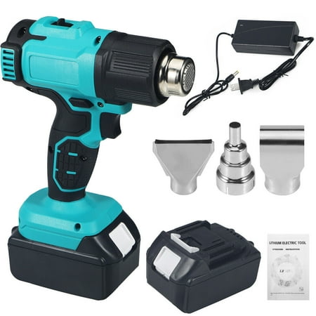 

HOT Cordless Electric Heat Air Gun Kit Handheld Welding Gun +1500mah Battery