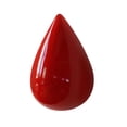 thumbnail image 1 of Billuyoard Gancho montado en la pared Gota de agua Resina Hogar Oficina Cocina Baño Colgante Sombrero Cinturón Bufanda Colgador de llaves Soporte Decoración del hogar Rojo S Billuyoard HA079554-08, 1 of 6