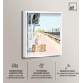 thumbnail image 2 of Traveling Cat Shadowbox Print Pets Pink Wall Art by Art Remedy, White Frame, 24 x 30, 2 of 5