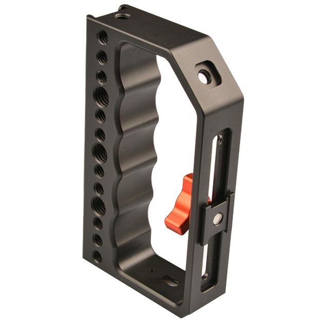 Asa ajustable para cámara de queso con punto de ubicación para cámaras digitales DSLR, jaulas para cámaras de video, micrófonos con luces LED Macarena Asa superior de la cámara