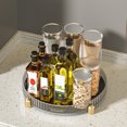 thumbnail image 1 of Vitrina cosmética giratoria, bandeja organizadora de lujo ligera para baño de dormitorio Hugtrwg Para estrenar, 1 of 9