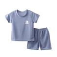 thumbnail image 7 of Baby Boy Outfits Summer Set For Kids Boys Toddler Spring Cartoon Printed Short Sleeve Beach 12 18 24 Month 3T 4T 5T Shirt and Jogger Shorts T-shirt with Elastic Waist Outfit 2 Piece, 7 of 7