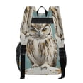 thumbnail image 3 of ALAZA Clear Backpack Owl on Wood PVC Transparent BookBag, 3 of 7