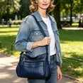 thumbnail image 4 of Sunyuer Crossbody Bags For Women Pocketbooks Soft PU Leather Purses and Handbags Multi Pocket Shoulder Bag, 4 of 7