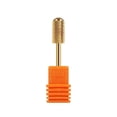thumbnail image 1 of Cabezal de pulido chapado en oro para uñas, cabezal de pulido de acero de tungsteno dorado cilíndrico simple para quitar uñas, herramienta para pulir uñas, 1 of 5