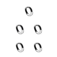 thumbnail image 3 of kurtrusly 1pc 3D Numeral Door Plaque House Drawer Sign Plating Gate Digits 0 to 9 Plastic Number Hotel Home Sticker Address Door Label Number 0 5Set, 3 of 5