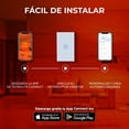 thumbnail image 4 of Tecnolite Connect - Apagador Inteligente T&aacute;ctil WiFi 1 Circuito, Sin Cable Neutro, Compatible con App m&oacute;vil, Alexa, Google y Siri, Interruptor Inteligente, 4 of 9