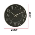 thumbnail image 2 of Decoración de escuelas y aulas. Reloj de pared silencioso moderno para oficina., 2 of 6