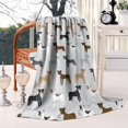 thumbnail image 2 of Bulldog Dog Blanket,Comfortable Soft Flannel Throw Blanket,All Season,Warm Lightweight Blankets for Sofa Bed Couch Living Room Chair,60"x80"(150x200cm), 2 of 4
