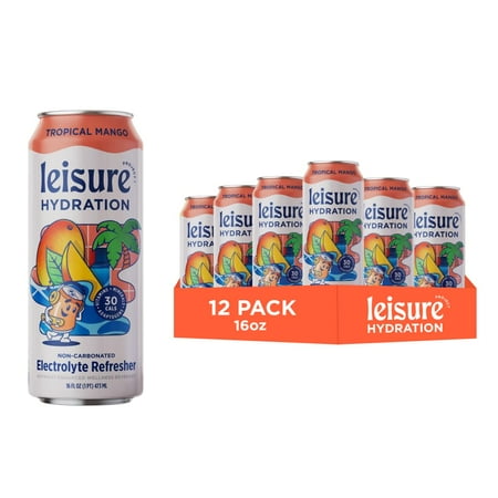 (Pack Of 12) Leisure Project Beverage Tropical Mango Refresher 16 Fo (Pack Of 12) Leisure Project Beverage Tropical Mango Refresher 16 Fo