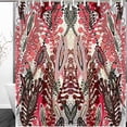 thumbnail image 1 of BOSDECO Texture Textures African Christmas Shower Curtain 60x72 Inches, 1 of 1