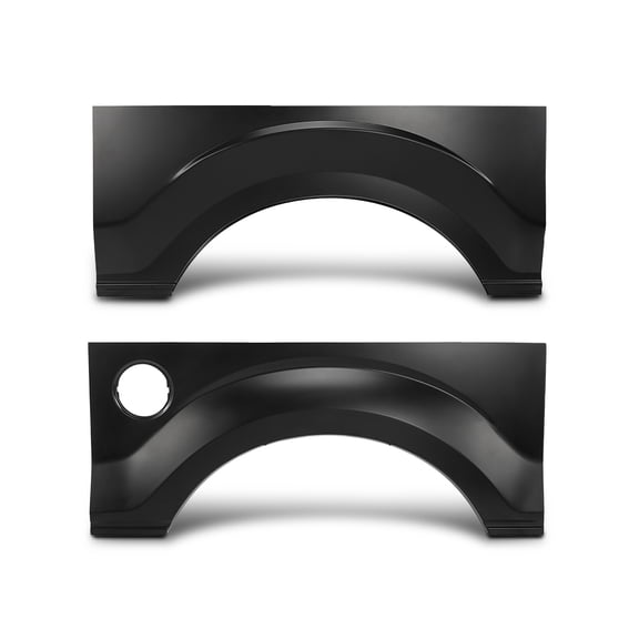 Rear Wheel Arch Quarter Panel Fit for Ford F150 Pickup Truck 2009-2014 Black