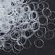 thumbnail image 1 of Bandas elásticas de goma transparentes para niña, accesorios para el cabello, coletero, lazos para el cabello, 1000 Uds., 1 of 4